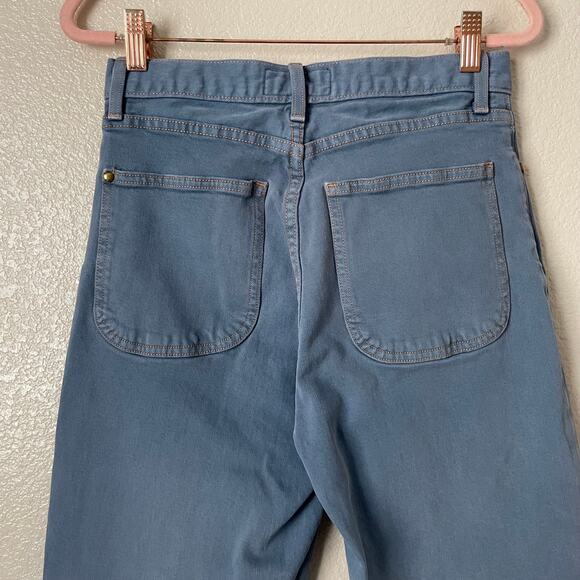 The Great Jeans Womens Size 26 Blue The Easy Roll High Rise Cropped Straight Leg - Picture 7 of 11
